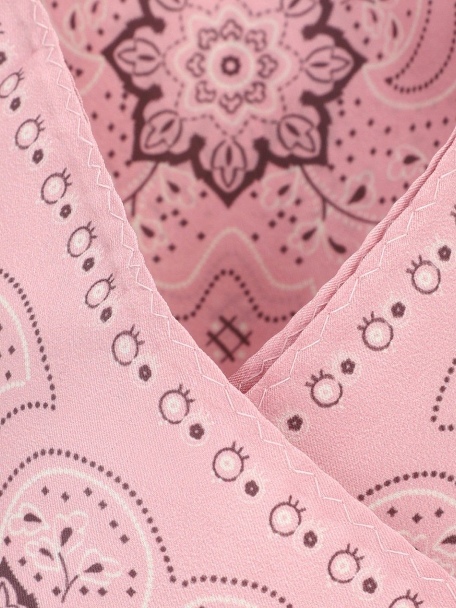 Allen Solly Pink Printed Pocket Square