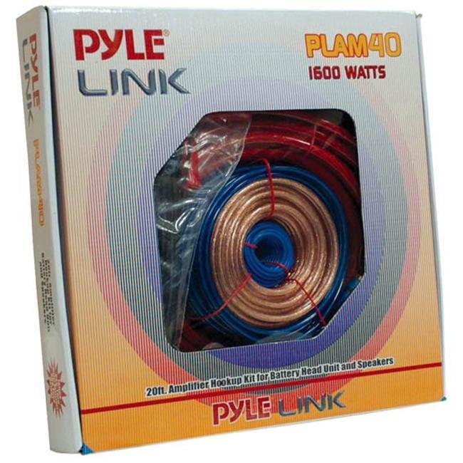 Pyle PLAM40 20 ft. 4 Gauge Amplifier Installation Kit