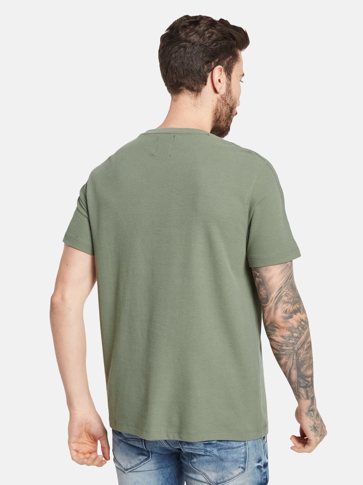Octave Olive Regular Fit T-Shirt