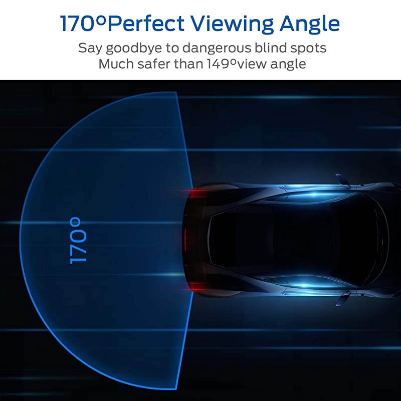 Backup Camera,  Ultra-Clear Night Vision Car Reverse Camera with 7 Bright LED Lights, IP68 Waterproof Rear View Universal Car Camera, 170&deg; Perfect Wide View Angle HD Back Up Camera for Car/Truck