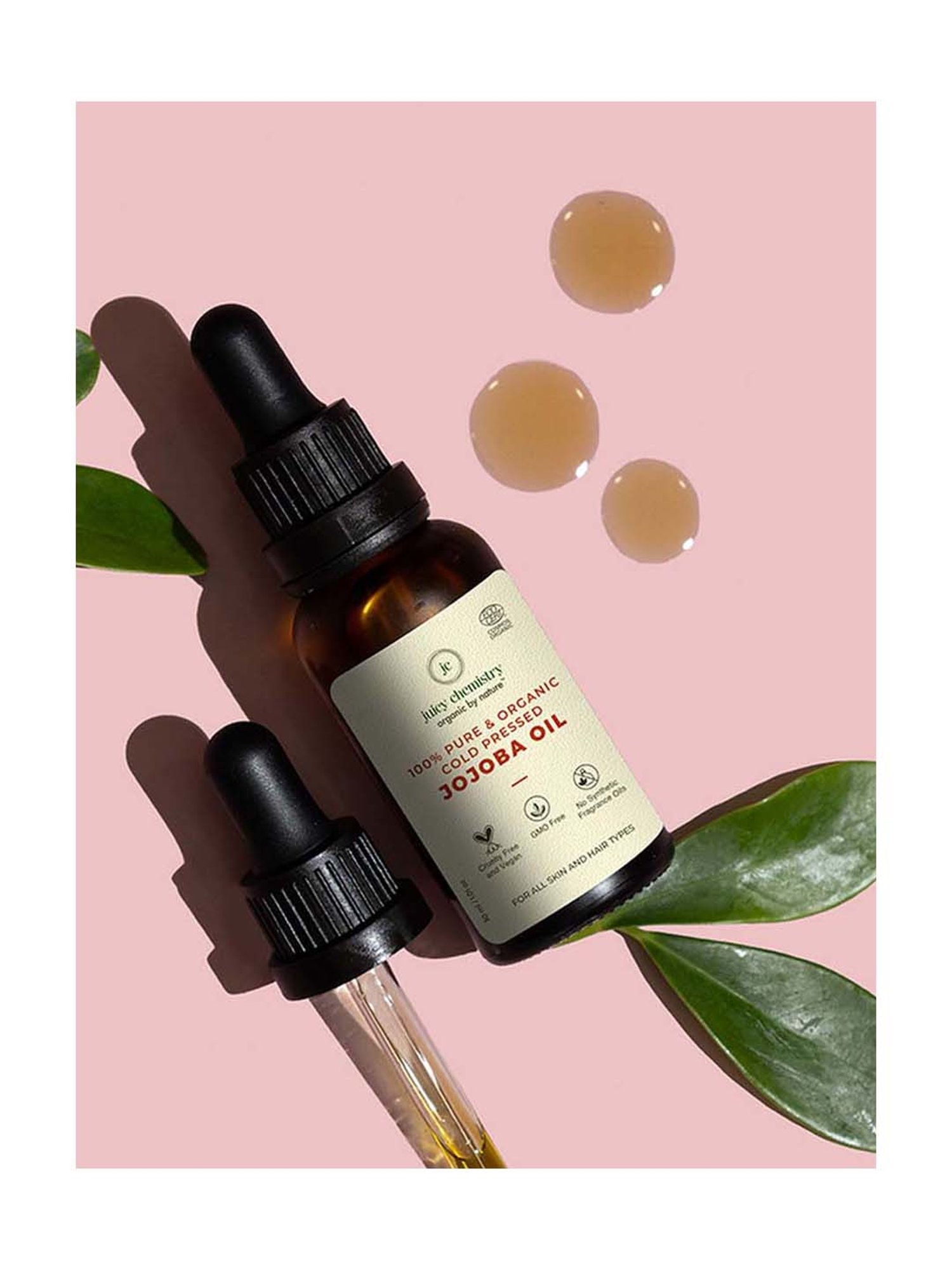 Juicy Chemistry Jojoba Cold Pressed Carrier Oil - 30 ml