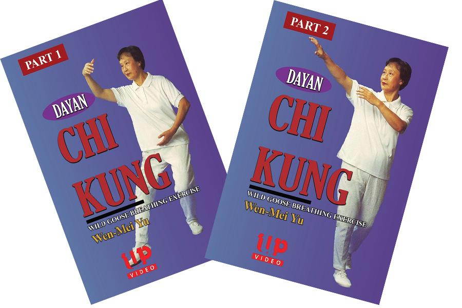 2 DVD Set Dayan Chi Kung wild goose breathing, chi flow, forms 1-64 - Wen-Mei Yu