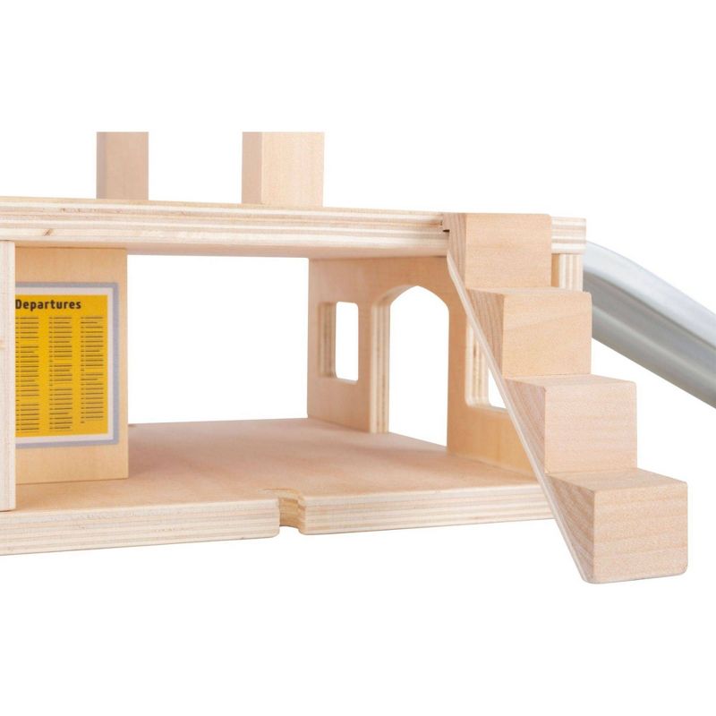 Small Foot Wooden Toys Train Station Playworld