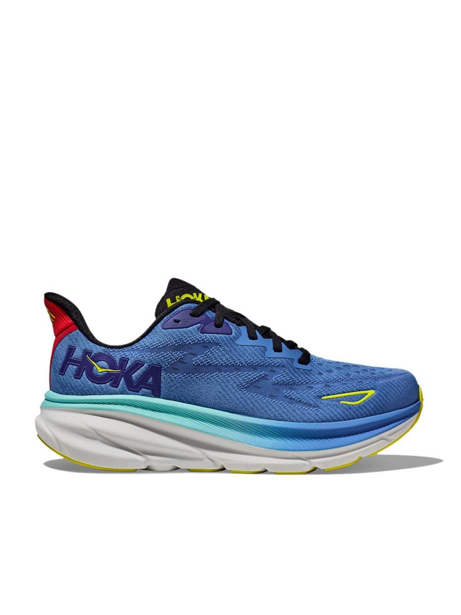 Hoka Men's M CLIFTON 9 Virtual Blue & Cerise Running Shoes