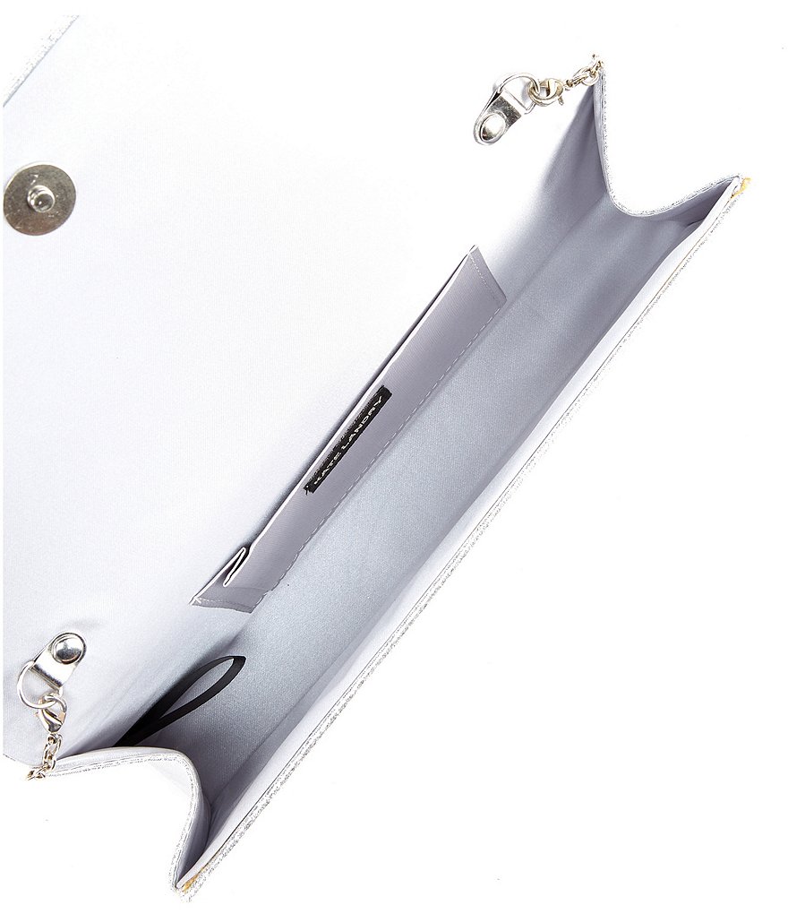 Kate Landry Satin Buckle Clutch Bag