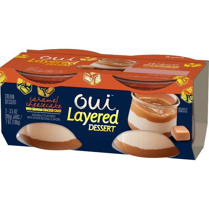 Oui by Yoplait Layered Desserts Caramel Cheesecake - 7oz