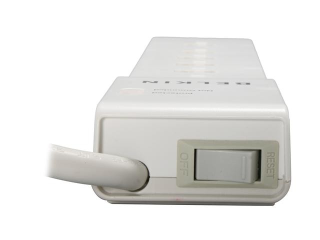 Uninex PS102 RF Remote Control Power Managed 6-Outlet Energy Controlled Surge Protector, Eliminates Standby Idle Electricity Usage, 6-Foot