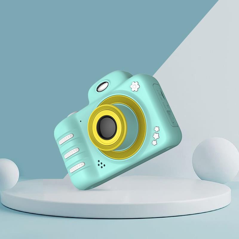 Newest Children&rsquo;s Digital Camera Front And Rear Dual Cameras 1800W HD Pixels 2.4 Inch Screen Up To 2300 Photos 2.5h Video