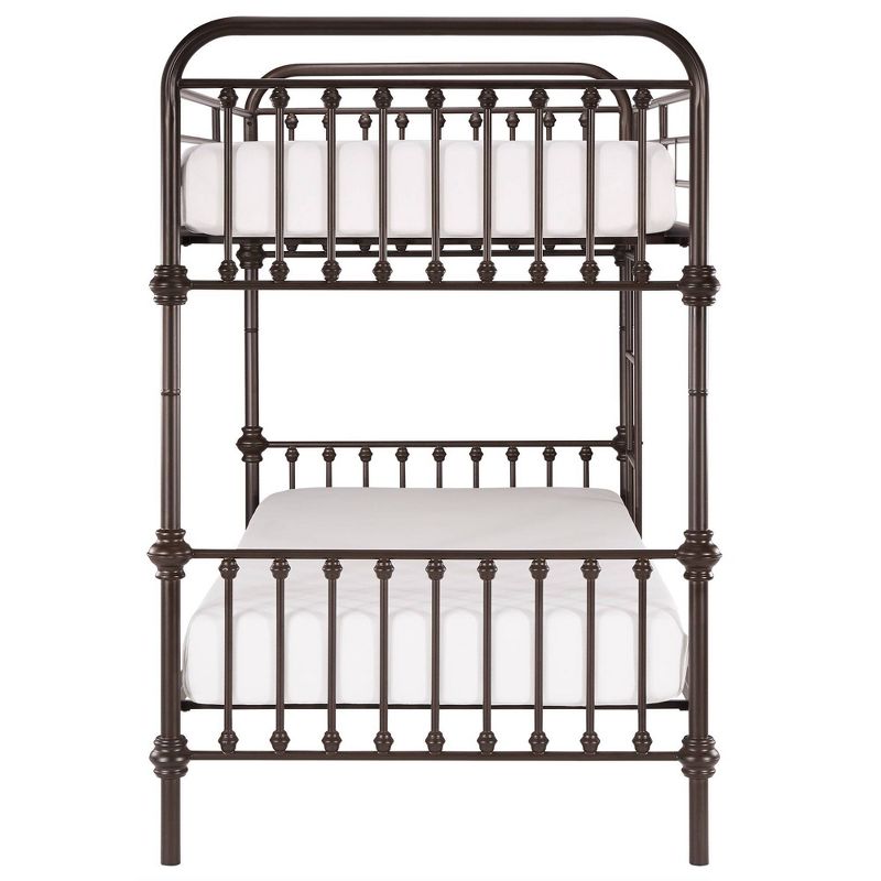 Twin Tilden Standard Metal Bunk Bed Dark Bronze - Inspire Q