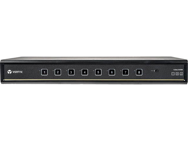 Vertiv Cybex SC900 Secure Desktop KVM | 8 Port Dual-Head | DVI-I DPP | TAA