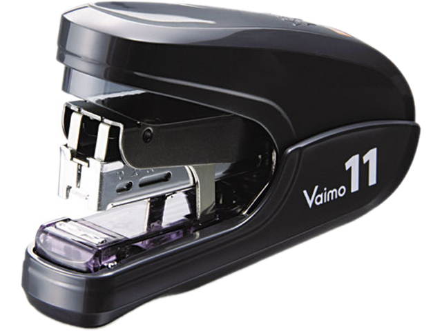 Max HD-11FLKBK Flat Clinch Light Effort Stapler, 35 Sheet Capacity, Black