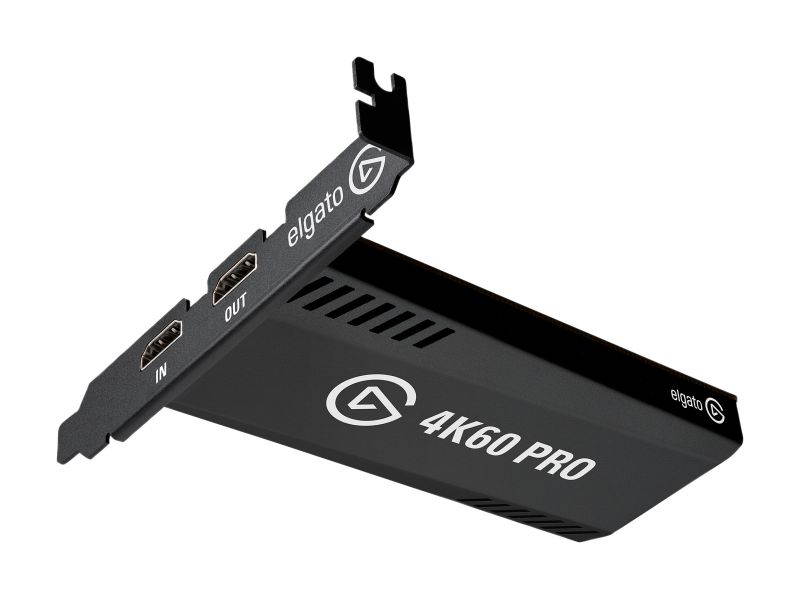 Elgato Game Capture 4K60 Pro MK.2 - 4K60 HDR10 Capture and Passthrough, PCIe Capture Card, Superior Low Latency Technology