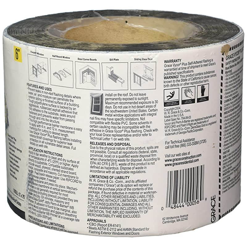 TV718306 6"x75'Vycor Flashing