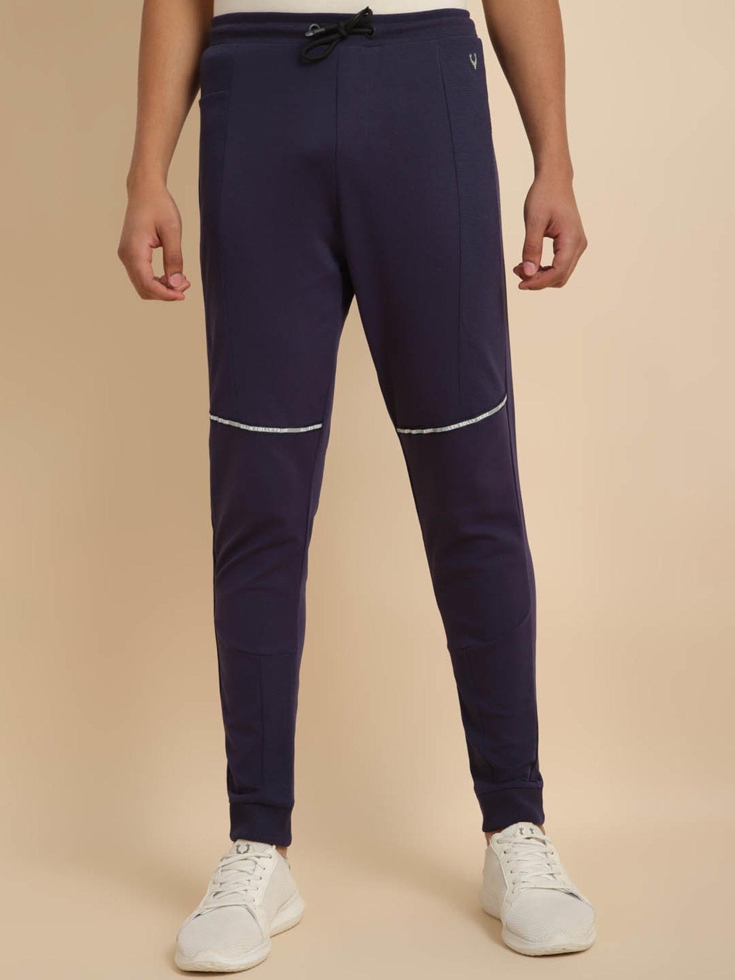 Tribe by Allen Solly Purple Regular Fit Joggers