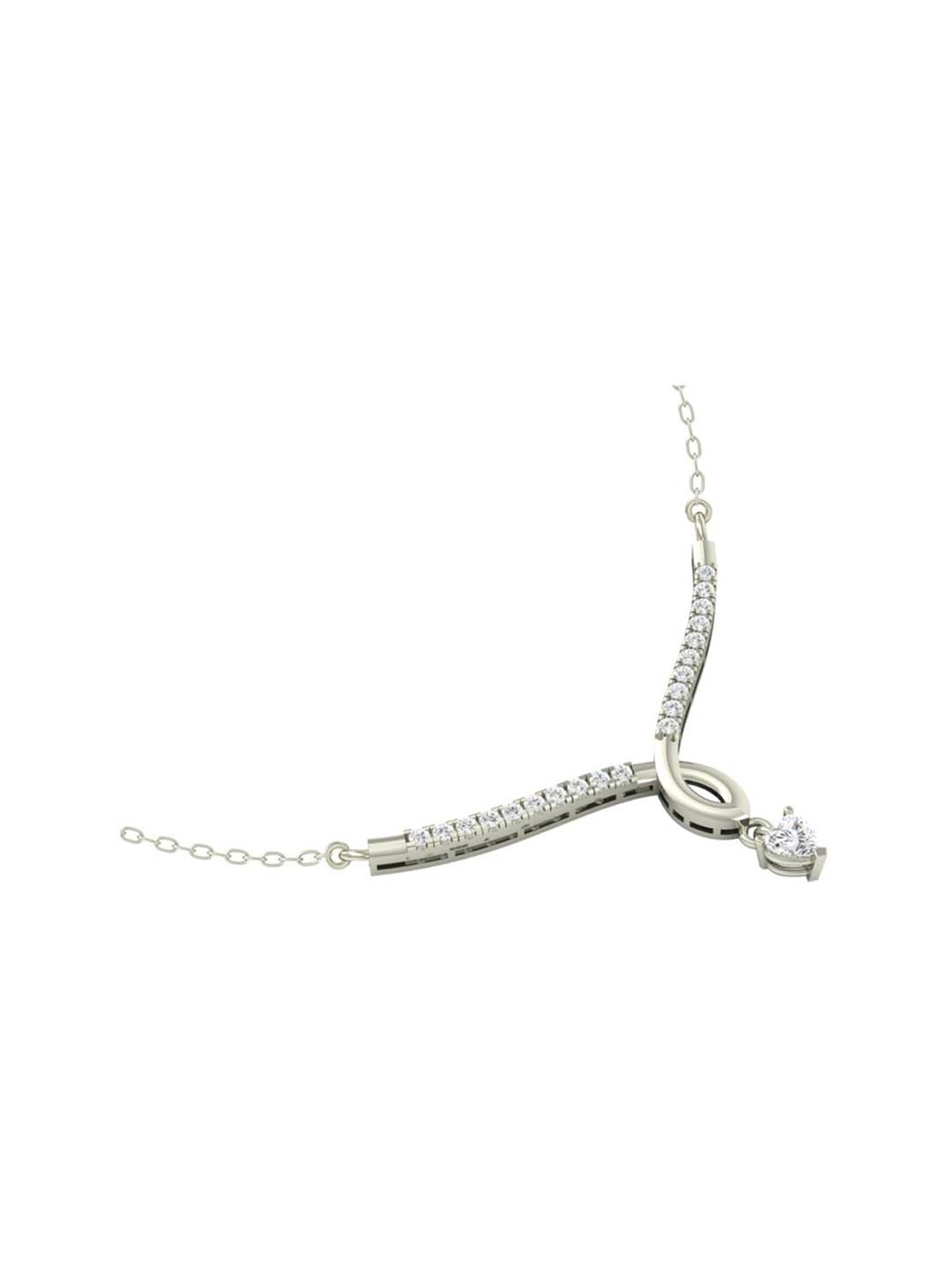Clara Mila 92.5 Sterling Silver Pendant with Chain