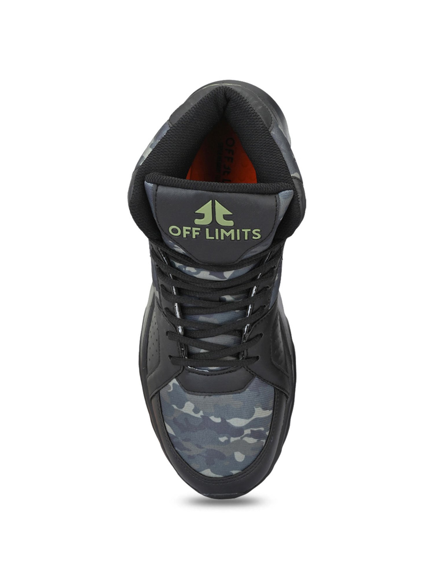 OFF LIMITS Men's FENCE Black Ankle High Sneakers