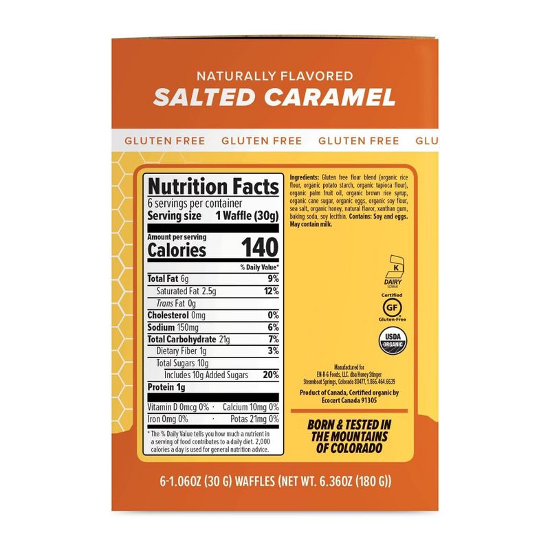 Honey Stinger Salted Caramel Waffle 6pk