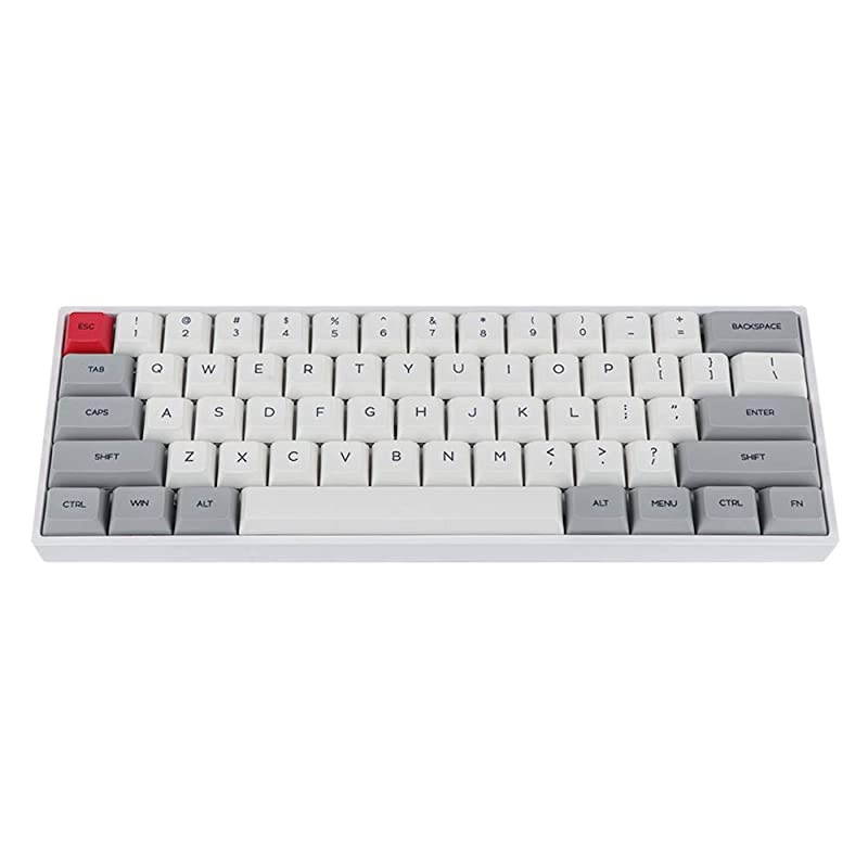 SKYLOONG SK61 61 Keys Hot Swappable Mechanical Keyboard with RGB Backlit NKRO IP6X Waterproof TypeC Cable for WinMacGaming Gateron Optical Brown Grey