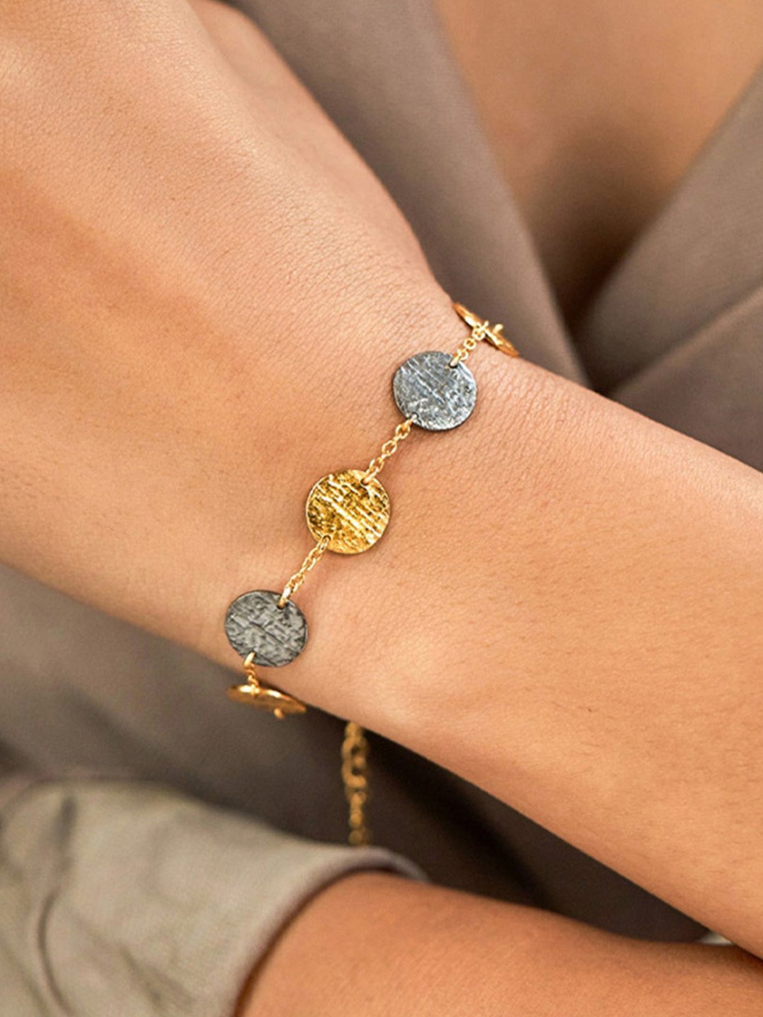 Shaya 92.5 Sterling Silver Hint of Shimmer Confetti Bracelet for Women