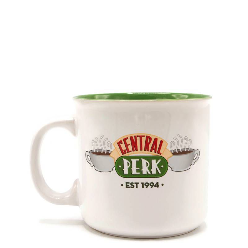 Friends 20oz Ceramic Central Perk Camper Mug - Silver Buffalo