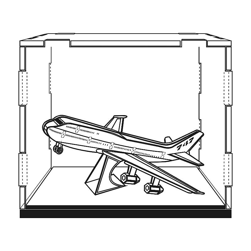 Metal Earth Acrylic Display Cube - 4" x 5" x 4"