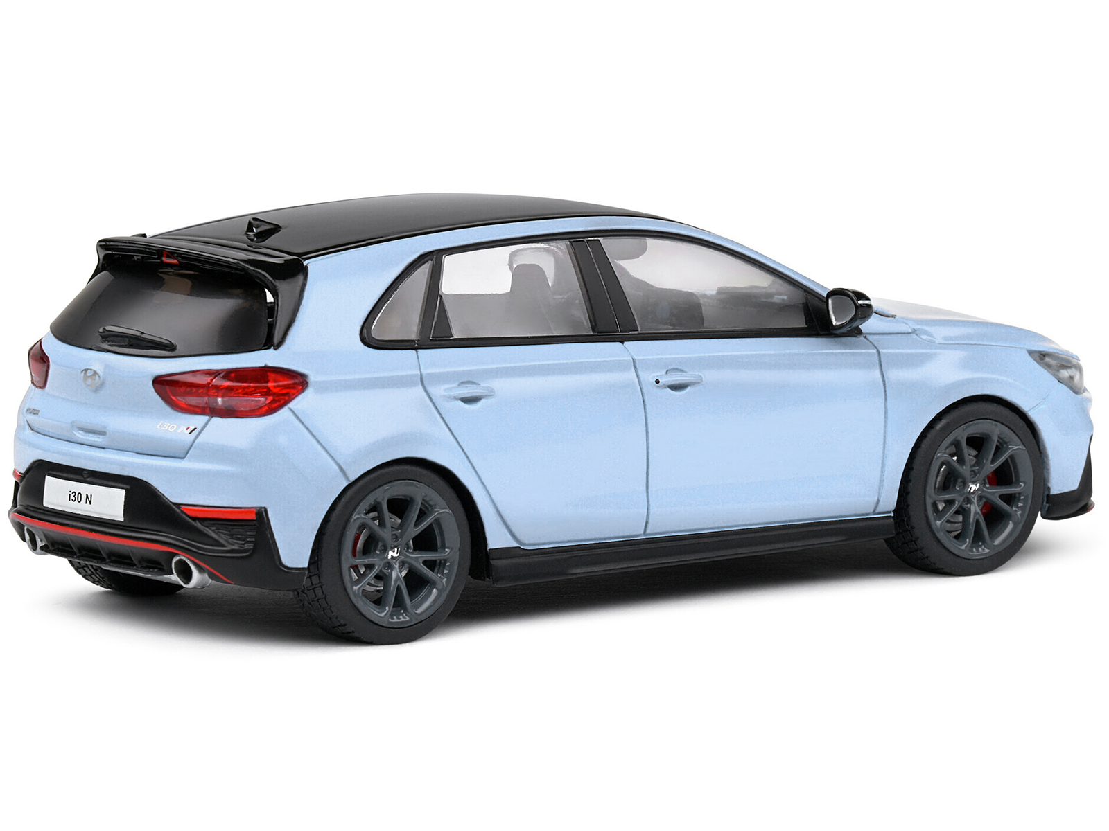 Hyundai i30 N Performance Blue with Black Top 1/43 Diecast Model Car by Solido