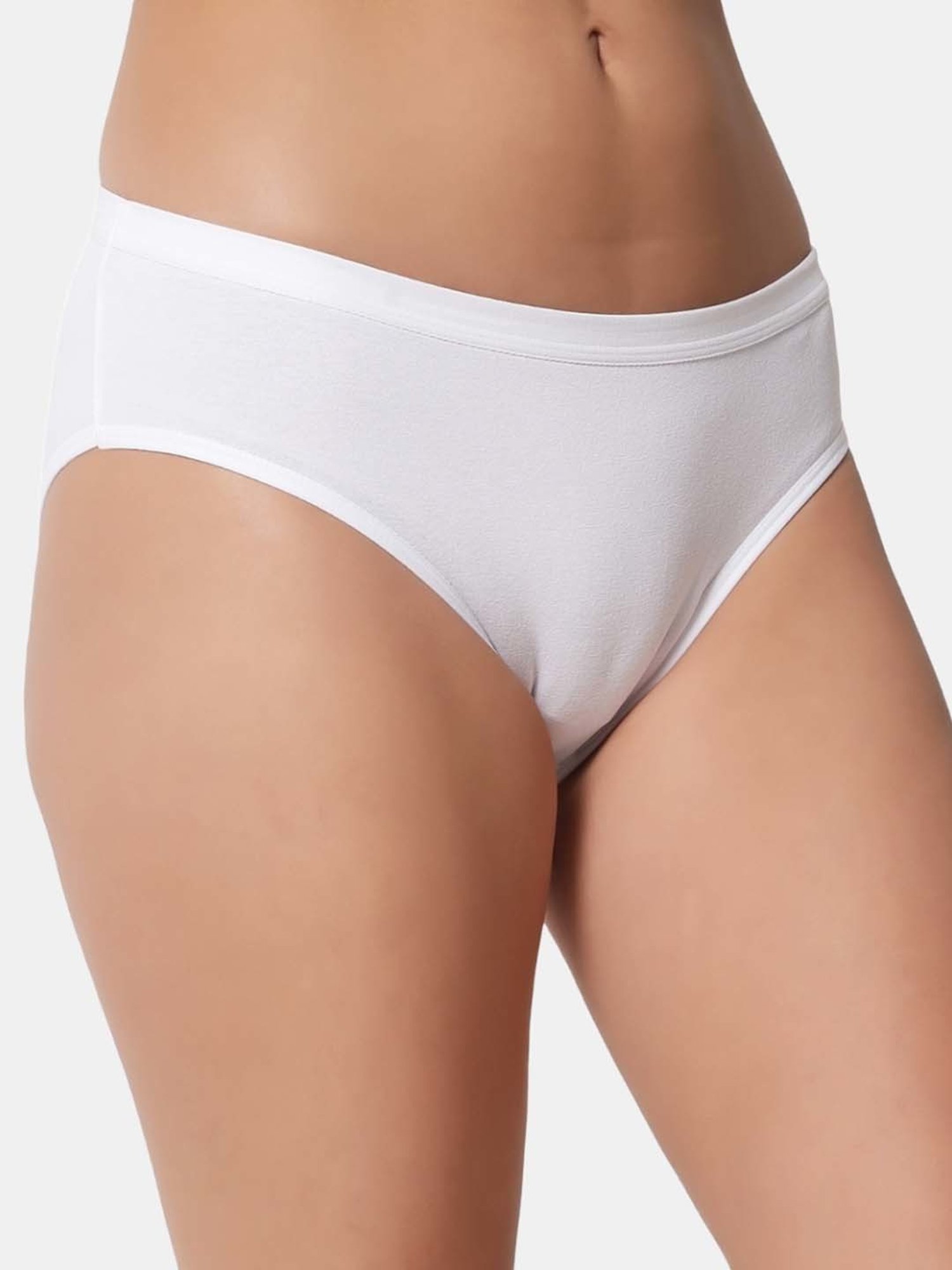 Bleeding Heart White Plain Panty