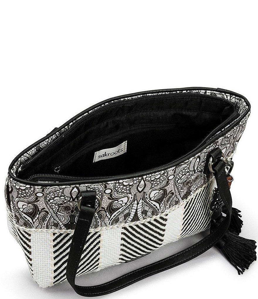 Sakroots Ellis Small Straw Satchel Bag