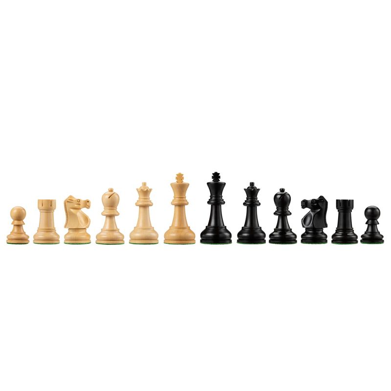 The Bobby Fischer Series Metal & Acrylic Chess Pieces - 3.5 inch king