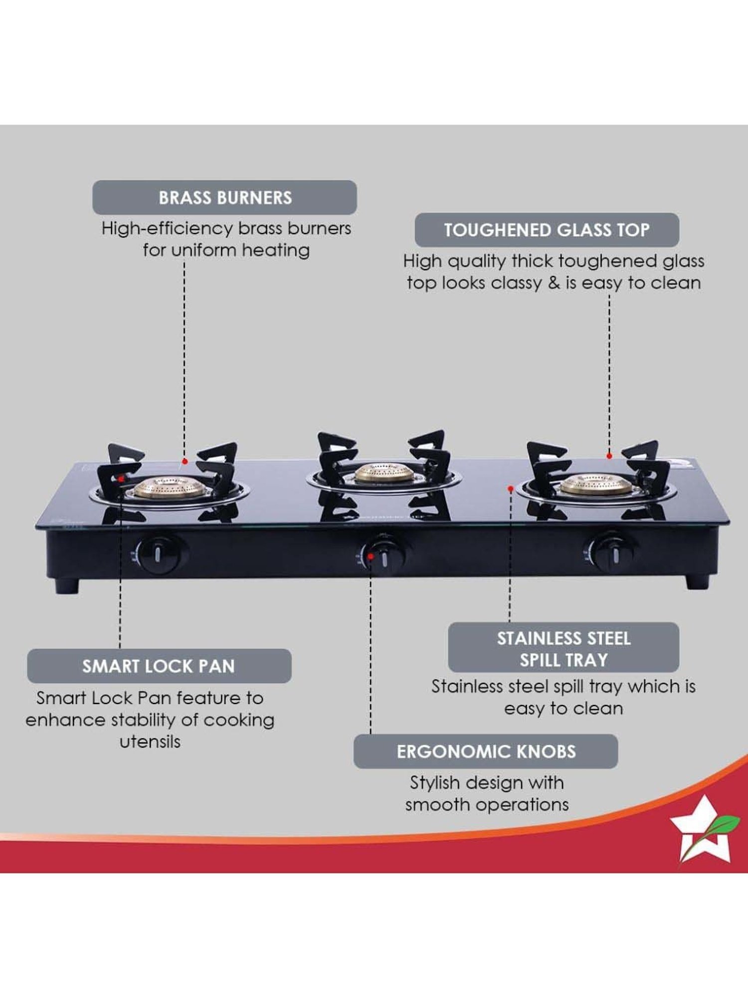 Range Kleen 4pc Porcelain Drip Pan Set Black