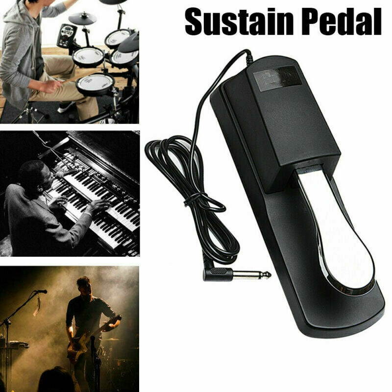 2020 Damper Sustain Pedal Foot Switch For Electronic Yamaha Casio Piano Keyboard