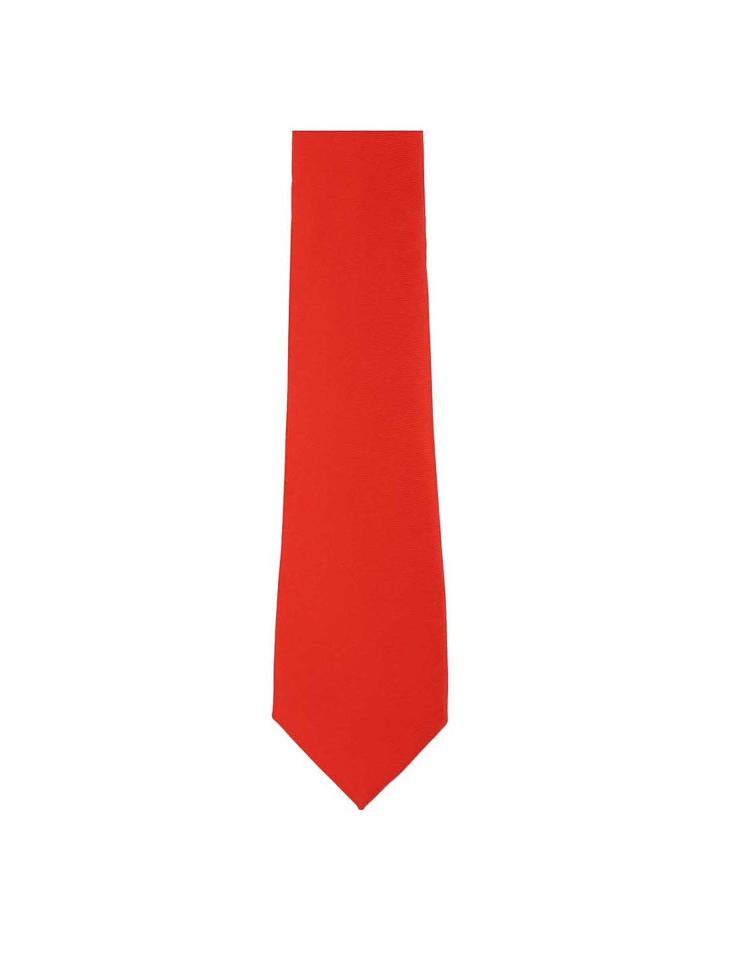 Peter England Orange Solid Tie