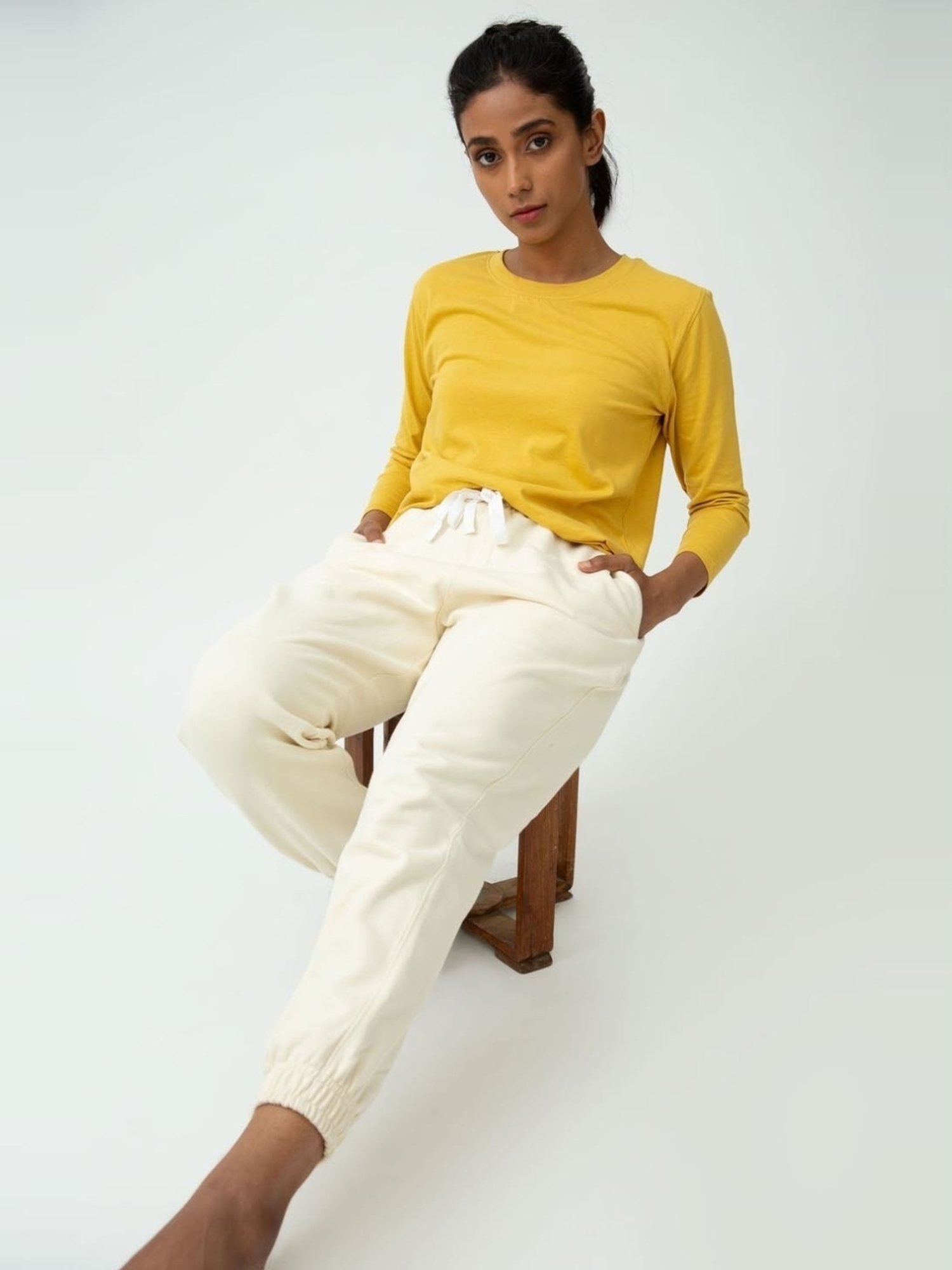 Saltpetre Flow Jogger Pants - Ecru