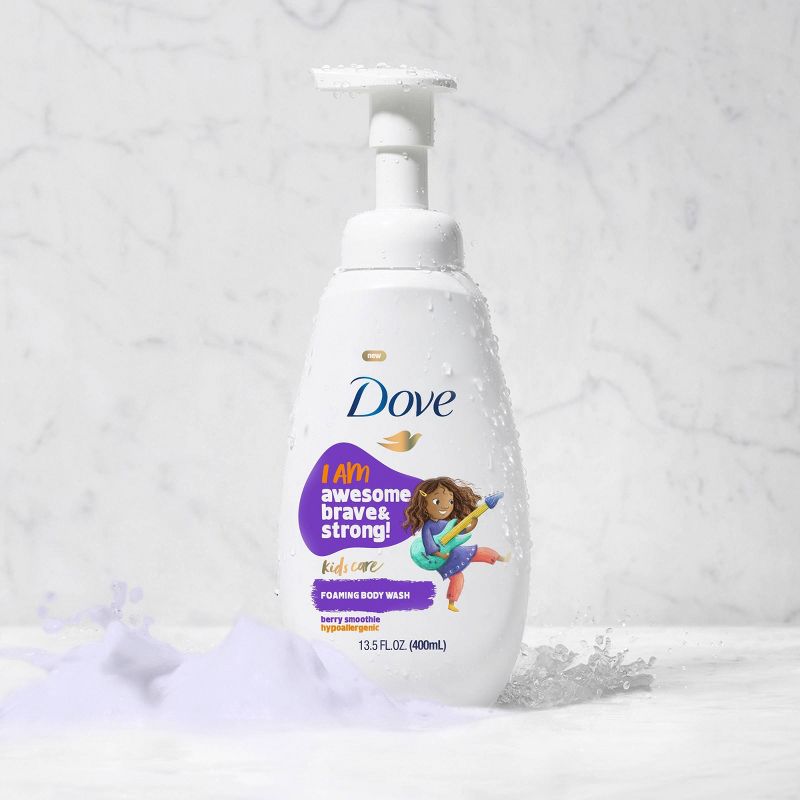 Dove Kids Care Hypoallergenic Foaming Body Wash Berry Smoothie - 13.5 fl oz