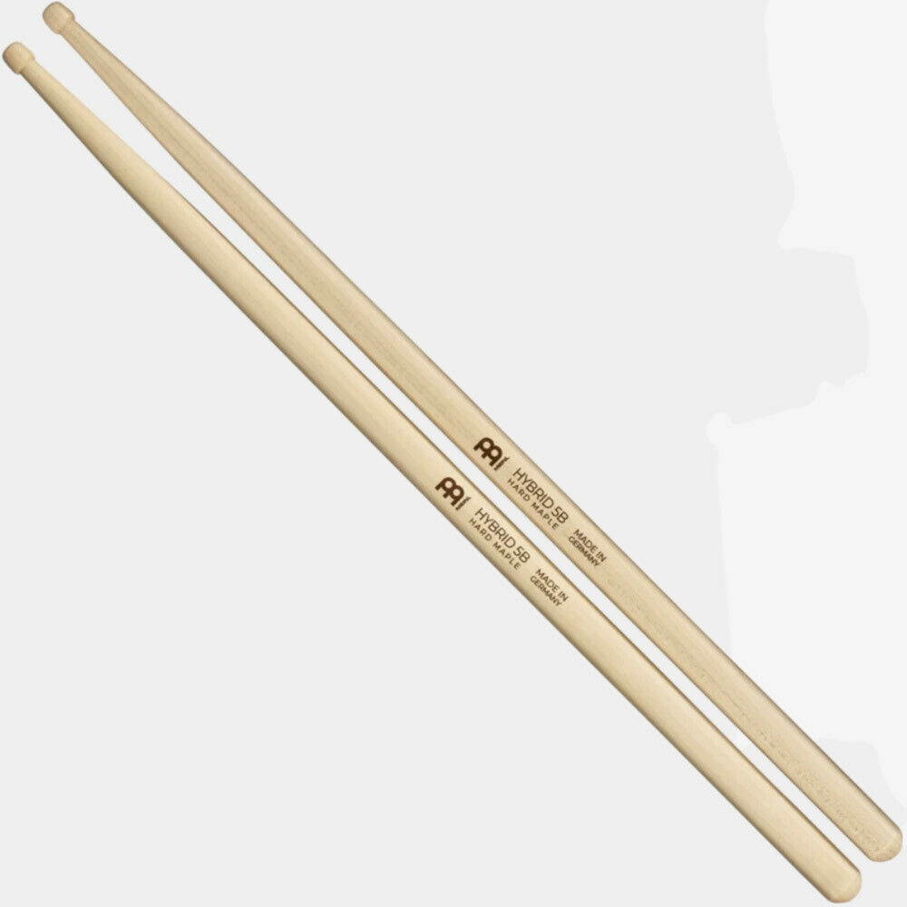 Meinl Hybrid 5b Drumstick Maple Hybrid Wood Tip Pair