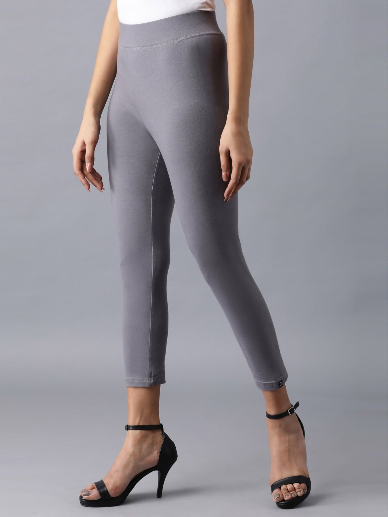 Elleven Grey Cotton Leggings
