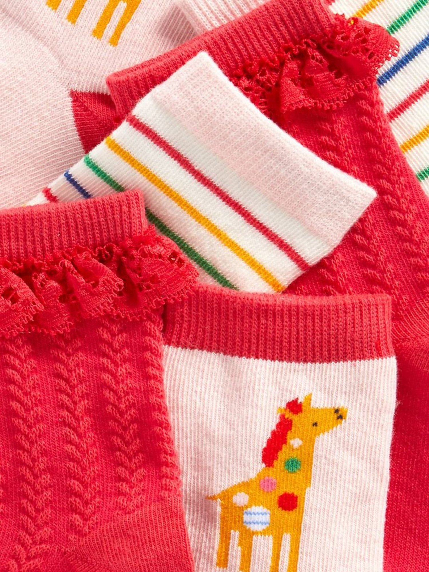 Pantaloons Junior Kids Pink Self Pattern Cap with Muffler