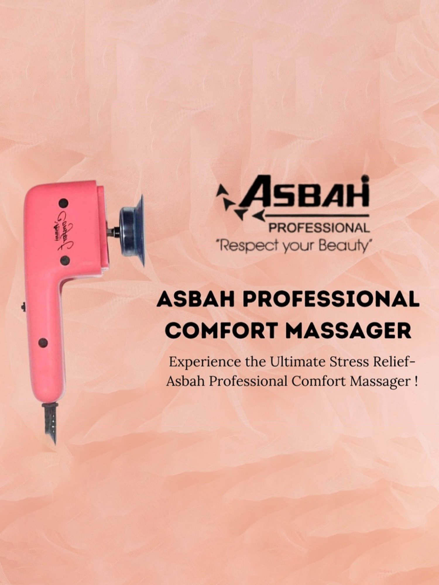 Asbah Professional Electric Handheld Comfort Massager