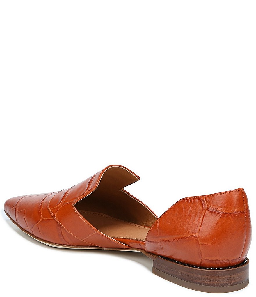 Trotters Harlow Lizard Patent Suede Leather Slip-Ons