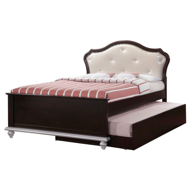 Alli Bed with Trundle - Full - Walnut - Picket House Furnishings