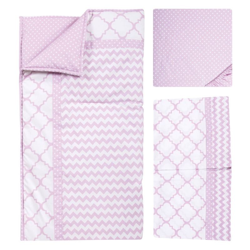 Trend Lab Orchid Bloom Crib Bedding Set - 3pc