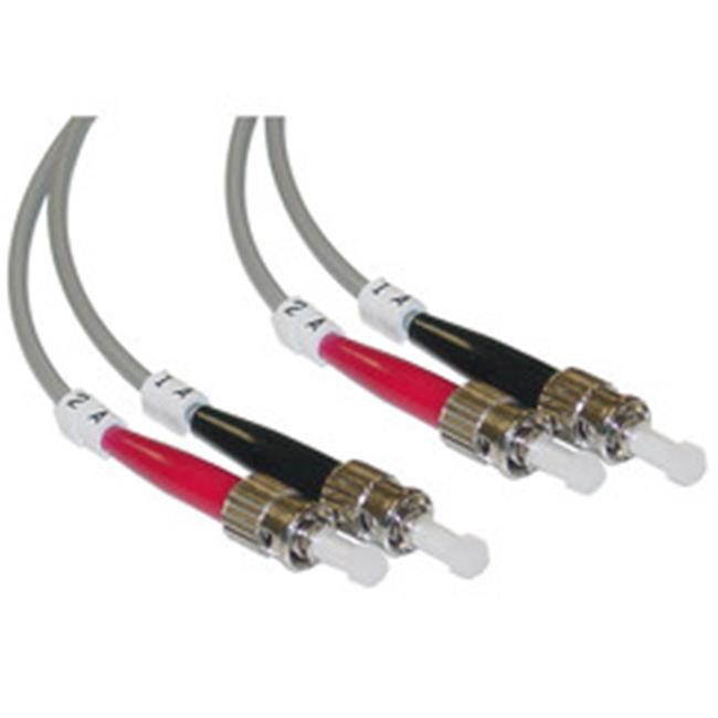 Cable Wholesale ST / ST Multimode Duplex Fiber Optic Cable 50/125 - 1 Meter (3.3ft)