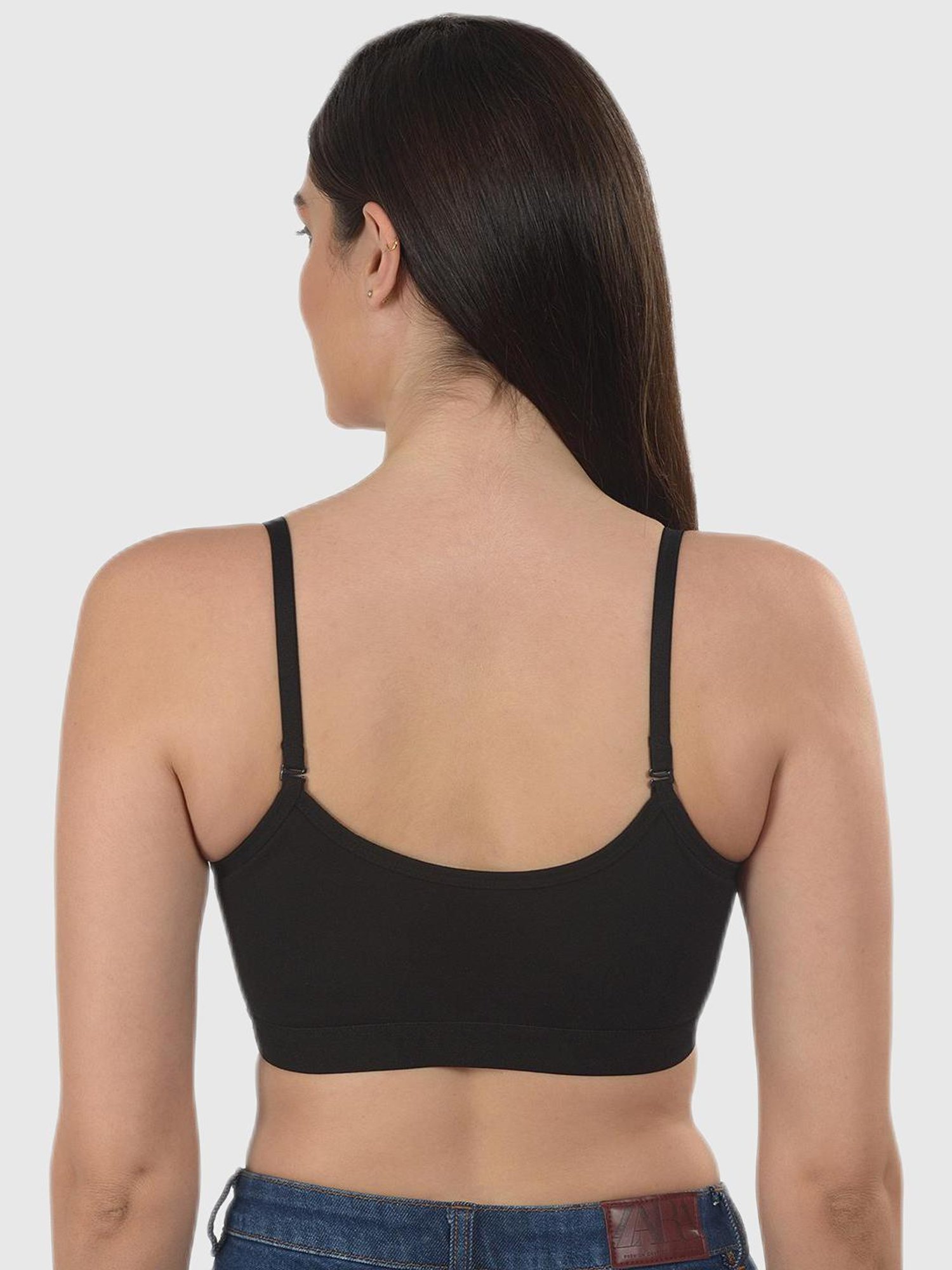 mod & shy Black Solid Non-padded Bra