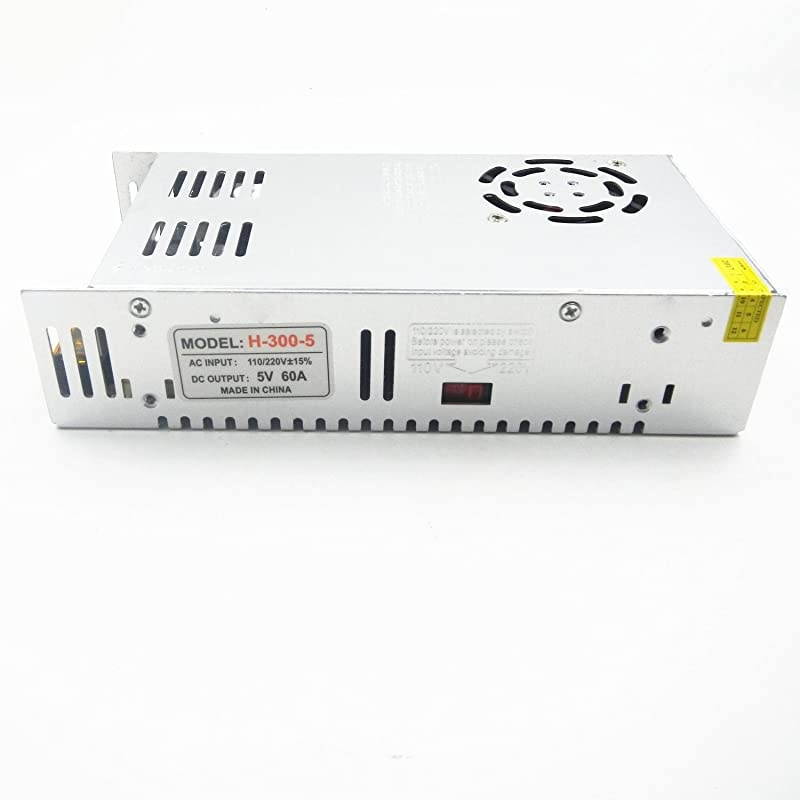 5V 20A 100W Universal Regulated Switch Power Supply, Power Transformer for LED Strip Light/CCTV Camera/Security System/Radio/Computer Project