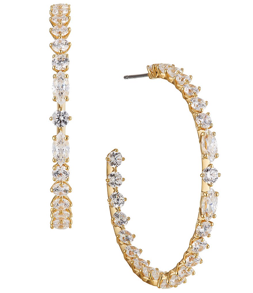 Nadri Prima Large Hoop Earrings