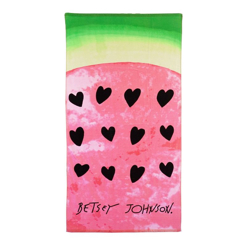 2pk Tropical Life Watermelon Beach Towel - Betseyville