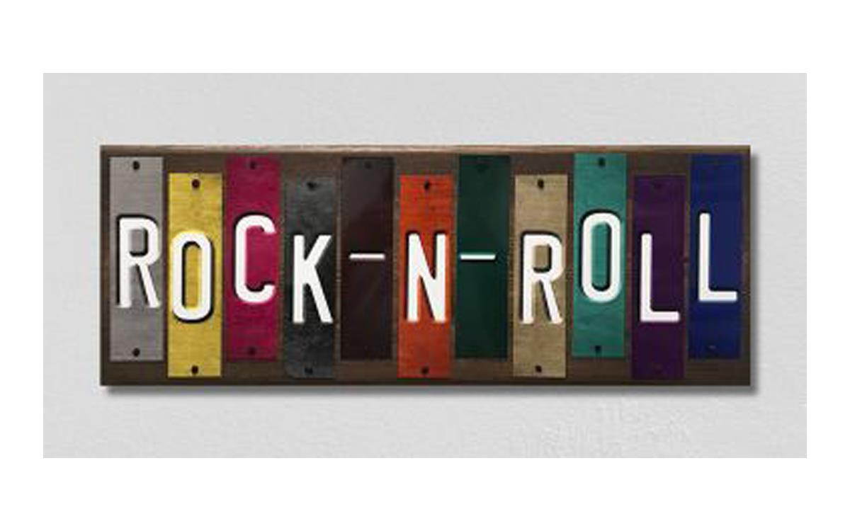 Smart Blonde Rock-N-Roll Fun Strips Novelty Wood Sign WS-101 - 1.5" x 6" Strips