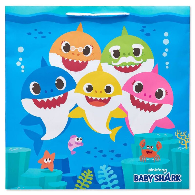 Large Baby Shark Gift Bag