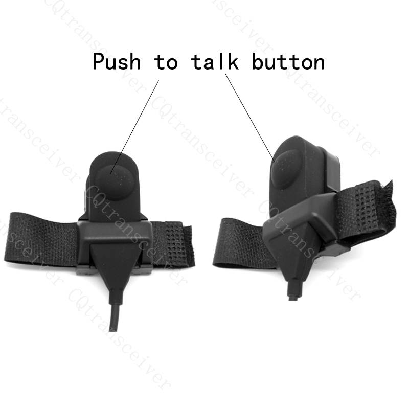 Open Face Motorcycle Helmet Headset with Mic stick for Yaesu Portable walkie talkie VX6R VX7R