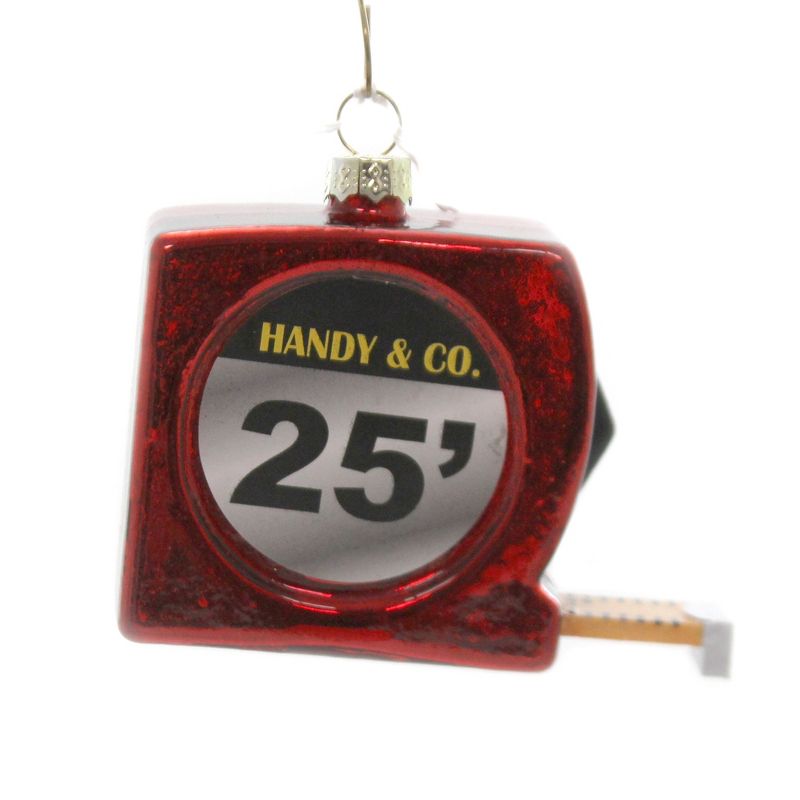 Holiday Ornament 2.75" Tape Measure Inches Feet Length Builder  -  Tree Ornaments